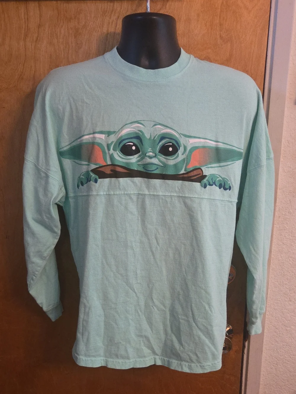 Disney Spirit Jersey Star Wars Baby Yoda Grogu Size XS